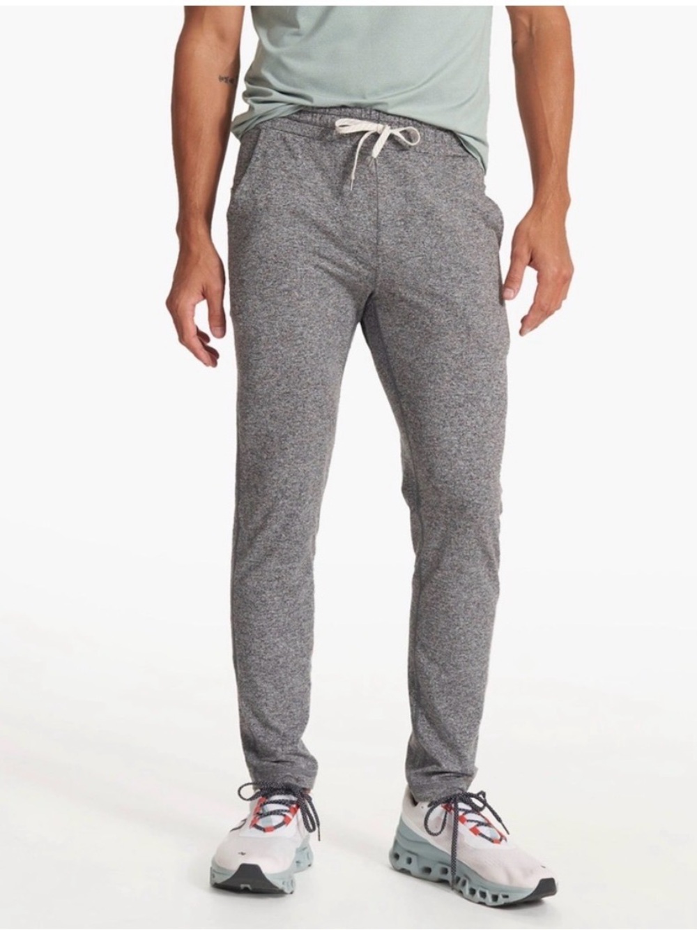 Vuori Ponto Performance Pant 30" Heather Grey Size Large